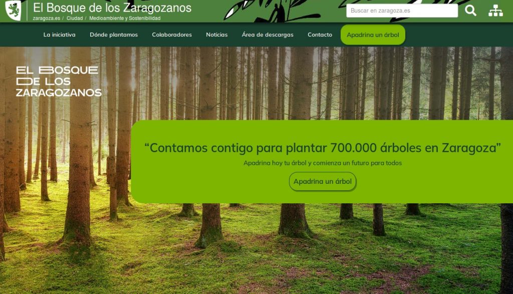 Avanza Zaragoza participa en ‘El Bosque de los Zaragozanos’, un gran proyecto ciudadano