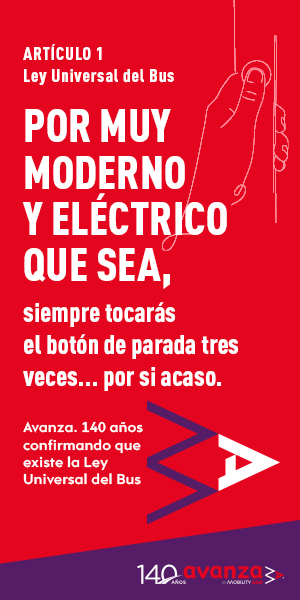 Imagen campaña Ley Universal, artículo 1. Por muy moderno y eléctrico que sea, siempre tocarás el botón de parada tres veces... por si acaso.