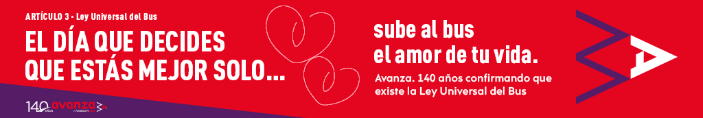 Creatividad Ley Universal, artículo 3. El día que decides que estás mejor solo... sube al bus el amor de tu vida.